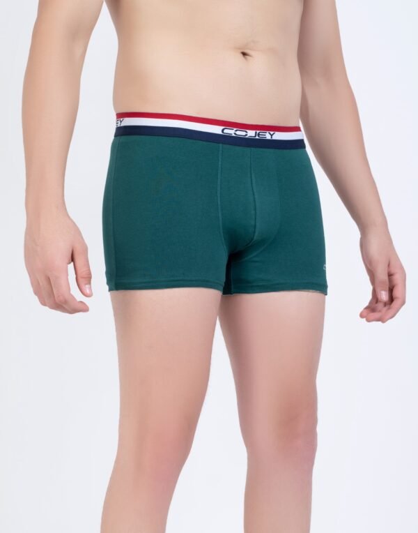COJEY Men's Premium Cotton Boxer Shorts – Green