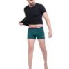 COJEY Men's Premium Cotton Boxer Shorts – Green